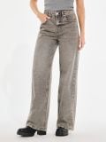Džíny wide leg - šedá - SINSAY - small6