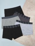 Bokserice - 5 pari - sivo - SINSAY - small1