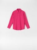 Cămașă din amestec de in - roz-fuchsia - SINSAY - small2