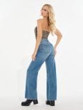 Kavbojke wide leg - mornarica - SINSAY - small2