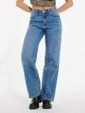 Kavbojke wide leg - mornarica - SINSAY - small5