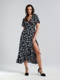 Floral φόρεμα - μαυρο - SINSAY - small3