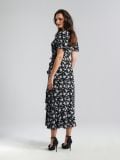 Floral φόρεμα - μαυρο - SINSAY - small2