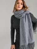 Midi pletena obleka - temno siva - SINSAY - small6