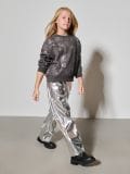 Pantalone - srebro - SINSAY - small4