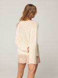 Sweter ażurowy - kremowy - SINSAY - small4