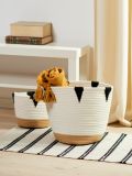 Кошик для зберігання - кремовий - SINSAY - small1