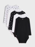 Bodys, 5er-Pack - Weiß - SINSAY - small1