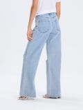 Rifle wide leg - modrá - SINSAY - small2