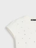 Boxy majica - krem - SINSAY - small13