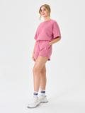 Dukserica s kratkim rukavima soft touch - ljubičasto - SINSAY - small3