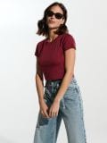 Wide leg farmerke - plavi džins - SINSAY - small3