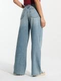 Wide leg farmerke - plavi džins - SINSAY - small4