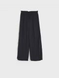 Pantaloni in misto lino - nero - SINSAY - small2