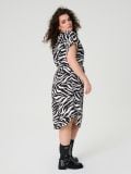 Viskozna midi obleka PLUS SIZE - večbarvna - SINSAY - small3