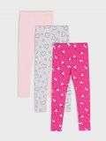 Legginsy 3 pack - różowy - SINSAY - small3