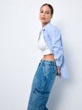 Magas derekú cargo farmer - kék - SINSAY - small9
