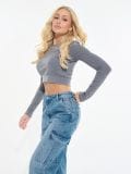 Magas derekú cargo farmer - kék - SINSAY - small4