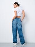 Magas derekú cargo farmer - kék - SINSAY - small7