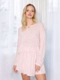 Plisirana mini suknja - pastelno roze - SINSAY - small5
