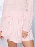 Plisirana mini suknja - pastelno roze - SINSAY - small1