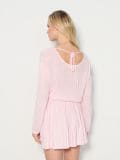 Plisirana mini suknja - pastelno roze - SINSAY - small2