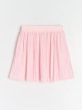 Plisirana mini suknja - pastelno roze - SINSAY - small3