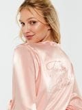 Morgenmantel aus Satin - Pastellrosa - SINSAY - small3
