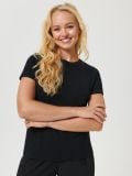 Srajca z mešanico lana - črna - SINSAY - small1