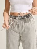 Kavbojke wide leg - svetlo siva - SINSAY - small4