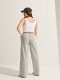 Kavbojke wide leg - svetlo siva - SINSAY - small2