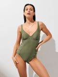 Enodelne kopalke - oliva - SINSAY - small2