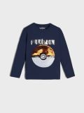 Pikkade varrukatega T-särk Pokémon - tumesinine - SINSAY - small1
