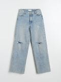 Wide leg farmerke - plava - SINSAY - small3