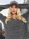 Πουλόβερ oversize - σκουρο γκρι - SINSAY - small1