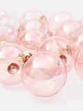Przezroczyste bombki 20 pack - różowy - SINSAY - small2