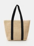 Taška shopper - krémová - SINSAY - small1