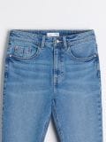 Farmerke sa srednjim strukom - plava - SINSAY - small7