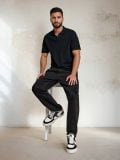 Polohemd - Schwarz - SINSAY - small4