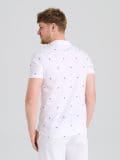 Polo majica s all-over printom - bijelo - SINSAY - small2