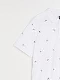 Polo majica s all-over printom - bijelo - SINSAY - small6
