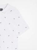 Polo majica s all-over printom - bijelo - SINSAY - small8