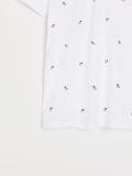 Polo majica s all-over printom - bijelo - SINSAY - small9