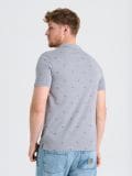 Polo majica s celostnim potiskom - svetlo modra - SINSAY - small2