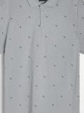Polo majica s celostnim potiskom - svetlo modra - SINSAY - small9