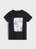 Boxy majica - crno - SINSAY - small3