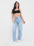 Jeansy straight fit - niebieski - SINSAY - small5