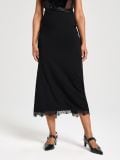 Midi suknja - crno - SINSAY - small3