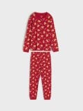 Kaheosaline pidžaamakomplekt - punane - SINSAY - small3