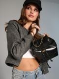 Kunstnahast seljakott - must - SINSAY - small4